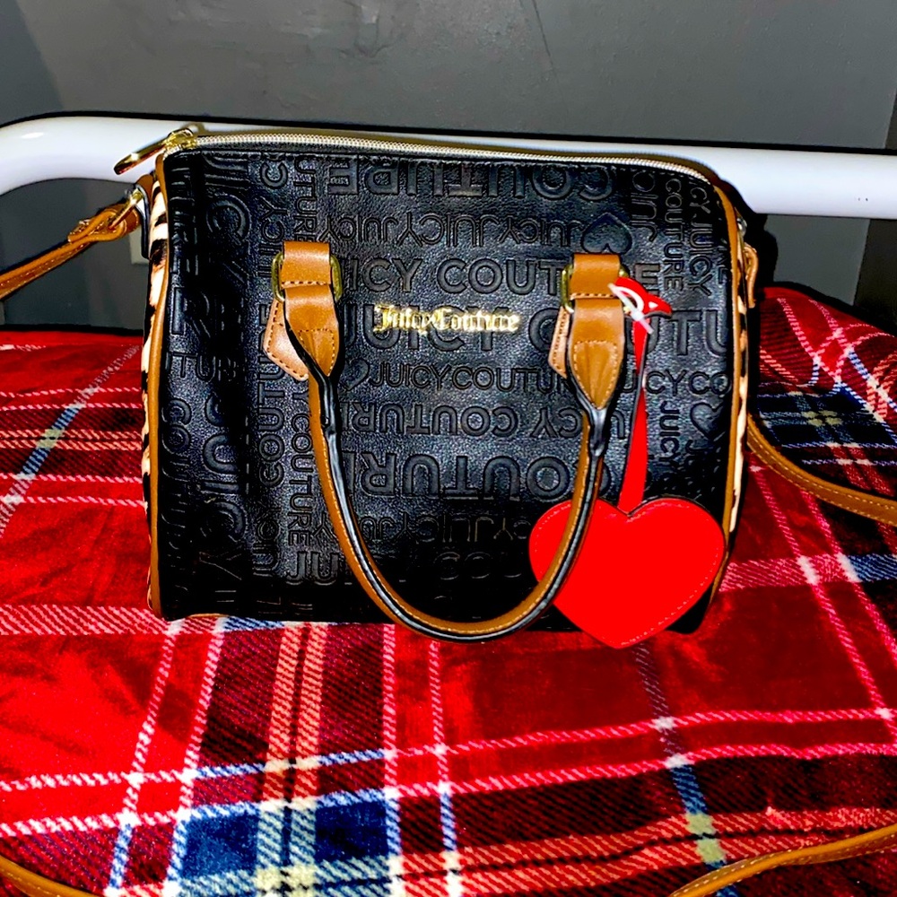 Juicy couture black cheetah print purse❤️💋